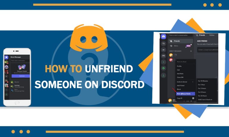 How to unfriend someone on Discord?